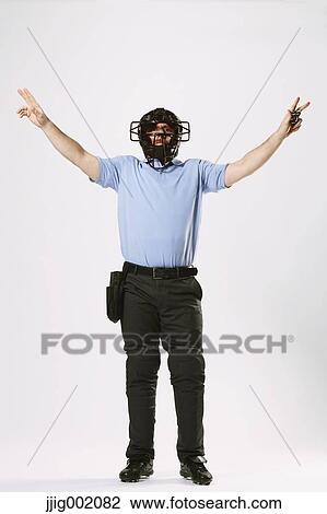 Baseball chief referee against white background View Large Photo Image Stock Image - Baseball chief referee against white background. Fotosearch