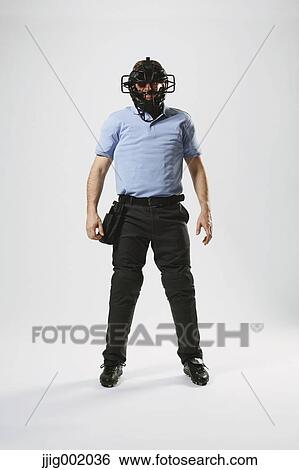 Baseball chief referee against white background View Large Photo Image Stock Photograph - Baseball chief referee against white background. Fotosearch