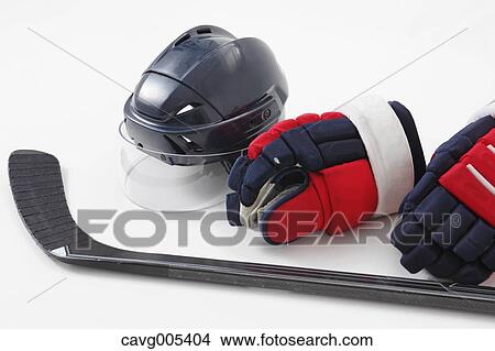 Ice Hockey Equipment View Large Photo Image Picture - Ice Hockey Equipment. Fotosearch