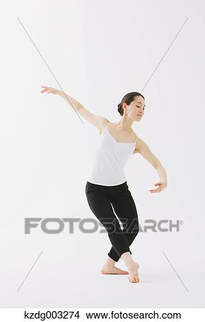 Japanese female dancer View Large Photo Image Picture - Japanese female dancer. Fotosearch