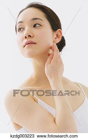 Stock Image - Japanese female dancer. Fotosearch