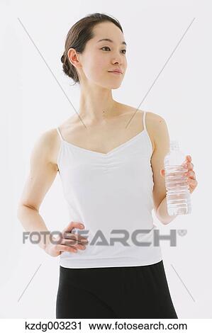 Stock Image - Japanese female dancer. Fotosearch