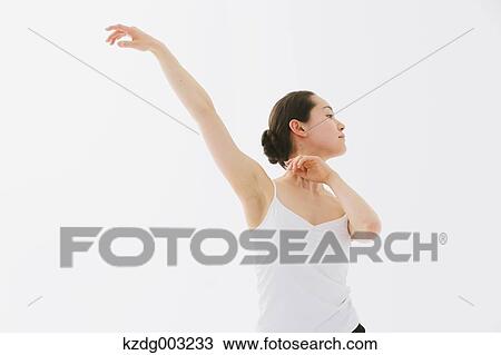 Japanese female dancer View Large Photo Image Stock Image - Japanese female dancer. Fotosearch