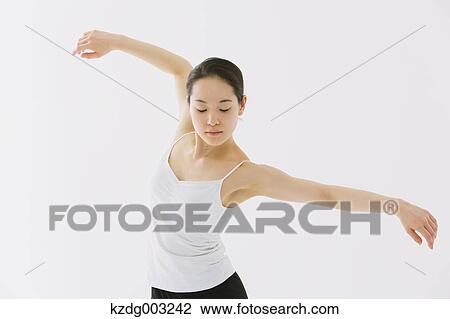 Japanese female dancer View Large Photo Image Stock Image - Japanese female dancer. Fotosearch