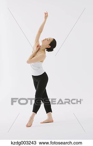 Stock Image - Japanese female dancer. Fotosearch