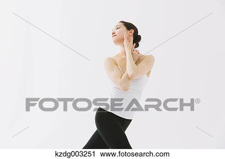 Japanese female dancer View Large Photo Image Stock Image - Japanese female dancer. Fotosearch