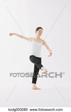 Japanese female dancer View Large Photo Image Stock Image - Japanese female dancer. Fotosearch