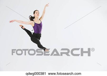 Stock Image - Japanese female dancer. Fotosearch
