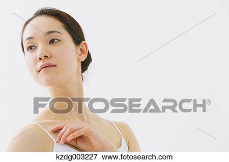 Japanese female dancer View Large Photo Image Stock Photo - Japanese female dancer. Fotosearch