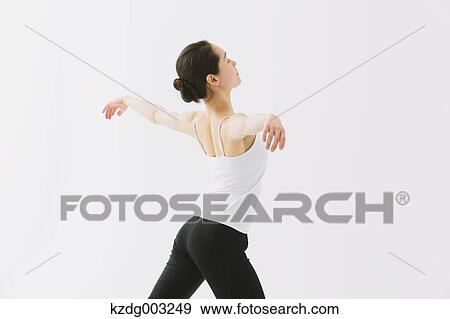 Japanese female dancer View Large Photo Image Stock Photo - Japanese female dancer. Fotosearch