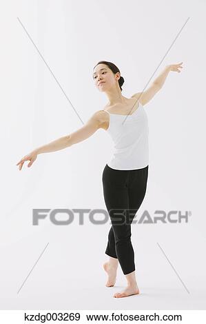 Stock Photo - Japanese female dancer. Fotosearch