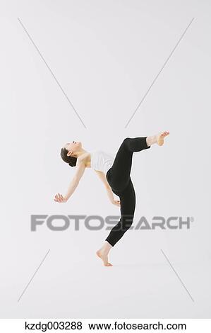 Stock Photo - Japanese female dancer. Fotosearch