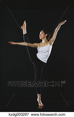 Japanese female dancer View Large Photo Image Stock Photo - Japanese female dancer. Fotosearch