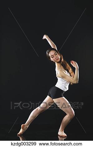Japanese female dancer View Large Photo Image Stock Photo - Japanese female dancer. Fotosearch