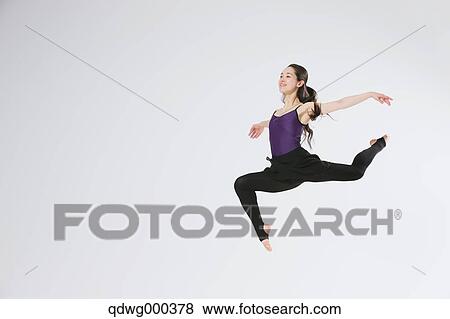 Stock Photo - Japanese female dancer. Fotosearch