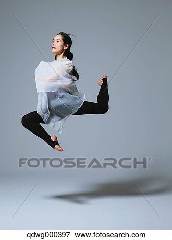 Japanese female dancer View Large Photo Image Stock Photo - Japanese female dancer. Fotosearch