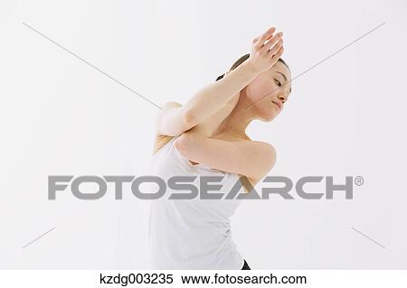 Japanese female dancer View Large Photo Image Stock Photography - Japanese female dancer. Fotosearch