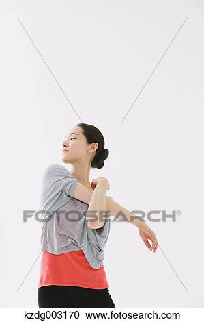 Japanese woman training View Large Photo Image Stock Image - Japanese woman training. Fotosearch