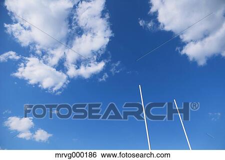 Stock Photograph - Rugby goal. Fotosearch