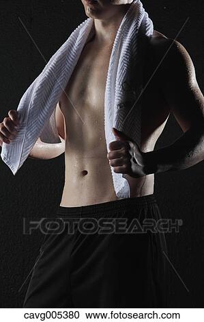Young Male Athlete After Training View Large Photo Image Stock Image - Young Male Athlete After Training. Fotosearch