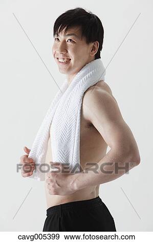 Young Male Athlete After Training View Large Photo Image Stock Photo - Young Male Athlete After Training. Fotosearch