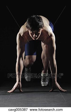 Young Male Athlete Training View Large Photo Image Stock Photo - Young Male Athlete Training. Fotosearch