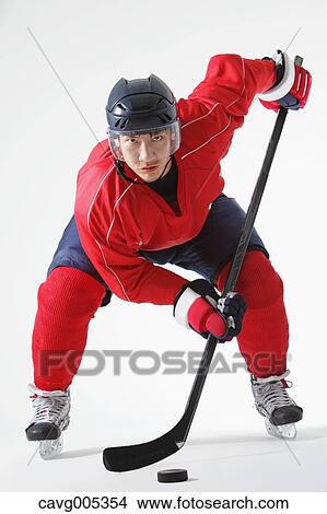 Young Male Ice Hockey Player View Large Photo Image Picture - Young Male Ice Hockey Player. Fotosearch