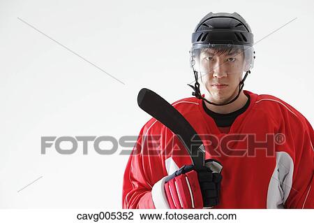 Young Male Ice Hockey Player View Large Photo Image Stock Image - Young Male Ice Hockey Player. Fotosearch