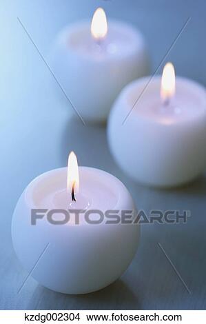 Picture - Aroma candles. Fotosearch