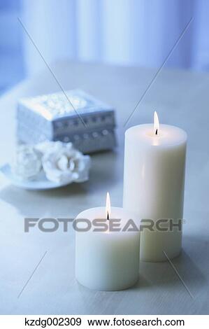 Stock Photo - Aroma candles. Fotosearch