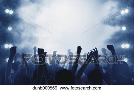 Audience enjoying live concert View Large Photo Image Stock Photo - Audience enjoying live concert. Fotosearch