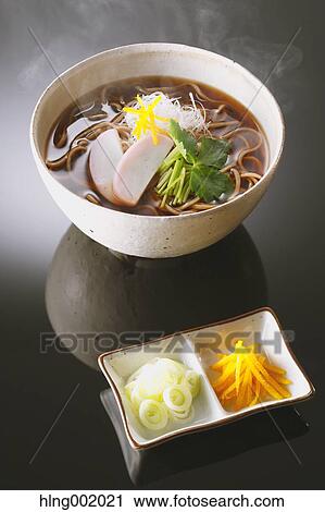 Buckwheat soba noodles View Large Photo Image Stock Image - Buckwheat soba noodles. Fotosearch