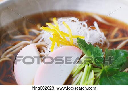Stock Image - Buckwheat soba noodles. Fotosearch