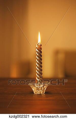 Stock Image - Candle. Fotosearch