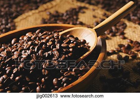 Stock Image - Coffee beans. Fotosearch