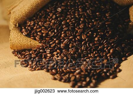 Stock Image - Coffee beans. Fotosearch