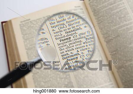 Dictionary and magnifying glass View Large Photo Image Stock Image - Dictionary and magnifying glass. Fotosearch