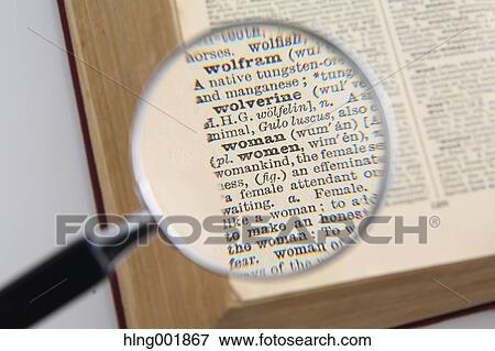 Dictionary and magnifying glass View Large Photo Image Stock Photo - Dictionary and magnifying glass. Fotosearch