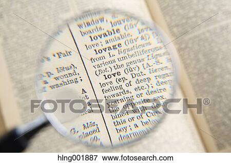 Dictionary and magnifying glass View Large Photo Image Stock Photo - Dictionary and magnifying glass. Fotosearch
