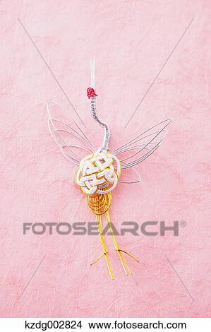 Picture - Emblem and Japanese paper. Fotosearch