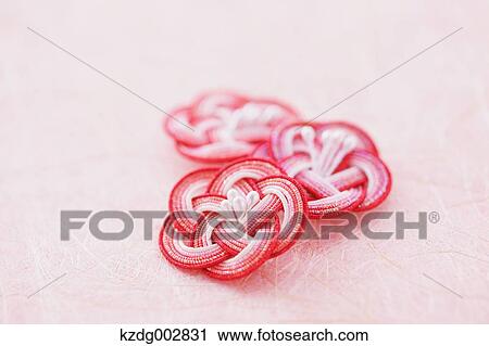 Stock Image - Emblems and Japanese paper. Fotosearch