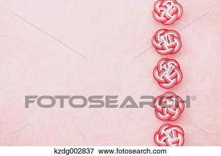 Stock Photo - Emblems and Japanese paper. Fotosearch