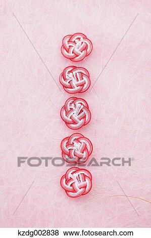 Stock Photo - Emblems and Japanese paper. Fotosearch