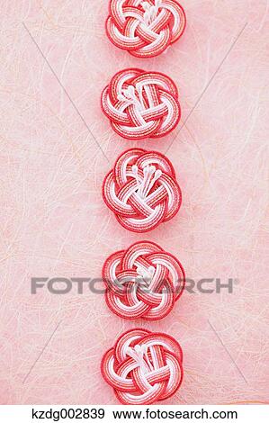 Stock Photo - Emblems and Japanese paper. Fotosearch