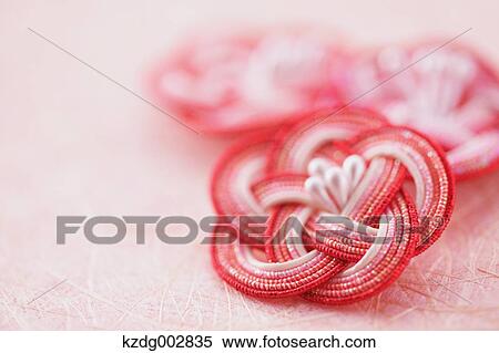 Stock Photography - Emblems and Japanese paper. Fotosearch
