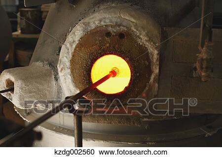 Stock Image - Glass crafting workshop in Kawagoe, Japan. Fotosearch