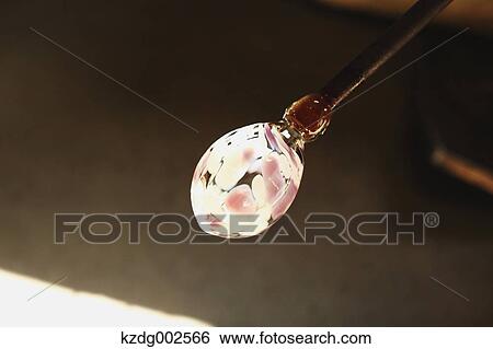 Stock Photograph - Glass crafting workshop in Kawagoe, Japan. Fotosearch