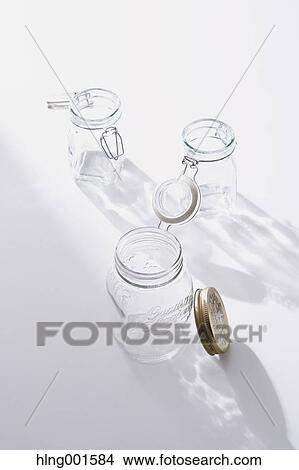 Glass jars View Large Photo Image Picture - Glass jars. Fotosearch