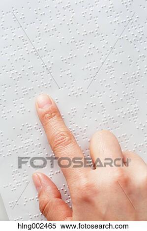 Hand reading Braille paper View Large Photo Image Stock Photography - Hand reading Braille paper. Fotosearch