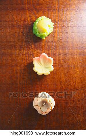 Japanese confectionery View Large Photo Image Stock Image - Japanese confectionery. Fotosearch